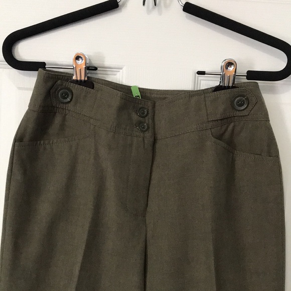 3/$40 Cleo Olive Green Blazer & Pant Suit; Sizes 4 Petite & 2 Petite; Vintage - Picture 11 of 13